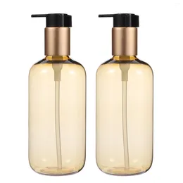 Storage Bottles Shampoo Conditioner Body Wash Dispenser Lotion Press Bottle Travel Containers Silicone Empty
