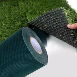 Decorative Flowers & Wreaths 15 1000cm Garden Self Adhesive Joining Green Tape Synthetic Seaming Grass Jointing Decoration Lawn Tu2794