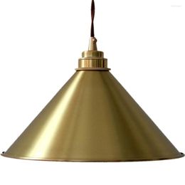 Pendant Lamps Vintage Loft Decor LED Light Industrial Wind Brass Hanging Lamp Fixtures Dining Room Home Lighting Antique Luminaire