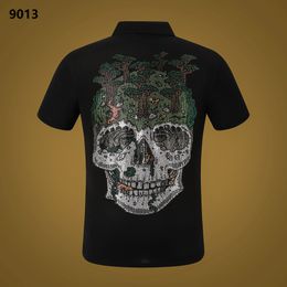 New fashion Phillip Plain Men T-Shirt designer PP Skull Diamond t shirt Short sleeve Dollar Brown bear Brand O-Neck high Quality Skulls Paris T-Shirt PP polo shirt pp68