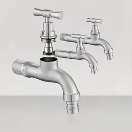 Bathroom Sink Faucets Replacement Fitting Switch Slow Open Faucet Durable Stainless Steel Cold Water Useful Single Tap