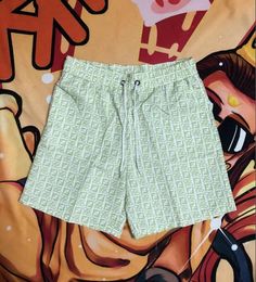 BDK612 2023ff light green mens shorts summer Quick drying beach short designer shorts men