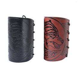 Bangle Arm Guard Wolf Wrist PU Leather Adjustable Accessories For Stage Show