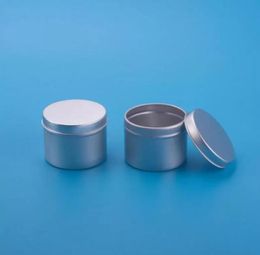 Storage Boxes 60ml 2oz Aluminium Metal Tin Cans Hair Wax Pots Packaging Bottle Makeup Tool 60g Cream Containers Candle Jar