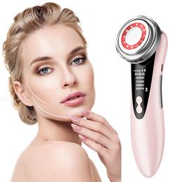 Face Massager Beauty Massager for Face Massager Ultrasonic Skin Care Tools Cryotherapy Face Slimming Device Face Spa Beauty Machine 230411