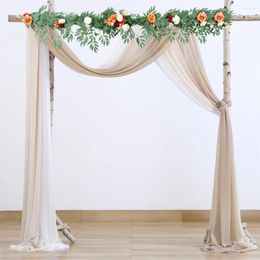 Party Decoration 3 Panels Reusable Wedding Arch Draping Fabric Pography Props For Ceremony Reception Swag Decorations