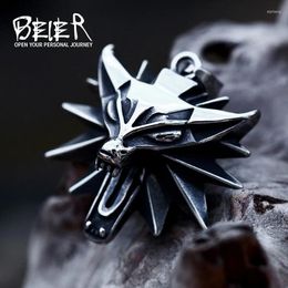 Pendant Necklaces BEIER Trendy Style Stainless Steel Wolf Movie Game High Quality Jewellery Wholesale Gift