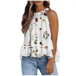 Women's Blouses 2023 Summer Women Blouse Off Shoulder Halter Shirts Gradient Floral Print Patchwork Tops Ladies Elegant Blusas Mujer