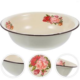 Bowls Soup Lids Enamel Basin Ceramic Dishes Kitchen Bowl Pie Dish