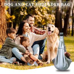 Dog Car Seat Covers Pet Outing Bag Portable Puppy Carrying Comfortable Breathable Large Capacity Adjustable Strap Fashion For Small Pets Cat