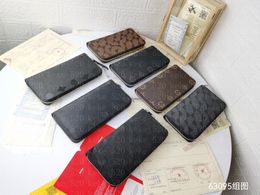 2023 NEW High quality women wallet coin purse women's plaid plaid fashion classic bag handbag wholesale 63095
