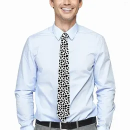 Bow Ties Dalmatian Dog Tie Funny Animal Print Wedding Neck Men Cool Fashion Necktie Accessories Quality Pattern Collar