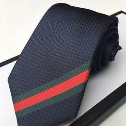 Fashion Design leisure Box Suit slim necktie Mens Letter Silk Tie black Dark red Dark blue Solid Colour Jacquard Party Wedding Business Woven 1H6N4