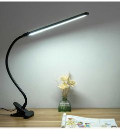 Desk Lamps Desk Reading Light With switch Eye Protection Table Lamp Clip On Light For Bed Reading Working And Computers 2021 P230412