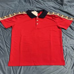 high quality Men's Polos Shirt Designer Embroidered letter Fashion Horse T Shirts Casual Men Golf Summer Polos Shirt Street Trend Top Tee Asian size M-XXXL