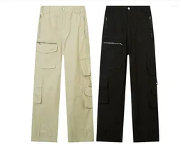 Men's Pants Spring Autumn Fashion Casual Mens Baggy Regular Trousers Male Combat Tactical Multi Pockets