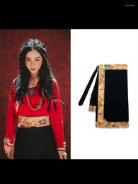 Ethnic Clothing Traditional Tibetan Dress Wrap Skirt Vintage Chinese For Women