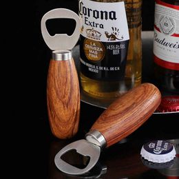 100Pcs High-grade Bottle Opener Beer With handle Household Kitchen Bar Tool for Home Handle Handheld Wine Soda Glass Cap Gadgets