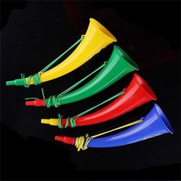 Noise Maker 20pcs Bend Horn Football Fans Sports Meeting Cheer Props Whistles Horns Birthday Party Christmas 230411