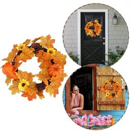 Decorative Flowers Wreath Colourful Artificial Wildflower Summer Home Farmhouses Versatile Small Christmas Wreaths For Indoor