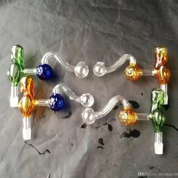 Smoking Pipe Mini Hookah glass bongs Colorful Metal Shaped Beautiful Football Braised Pot