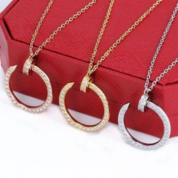 New high quality fashion gold pendant necklaces for men and women designed by fashion designer for women's Valentine's228b