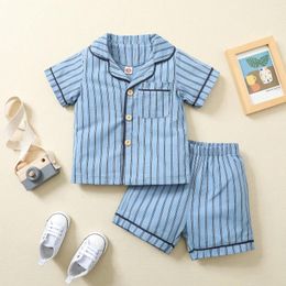 Clothing Sets Toddler Kids Infant Baby Boys Girls Short Sleeve Cartoon Tops Shorts Sleepwear Outfits Set 2PCS Boy Sweater Outfit