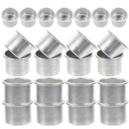 Candle Holders 50 Pcs Taper Candles Metal Cup Making Containers Wedding Tea Light Tin Aluminium Candlestick Holder