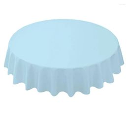 Table Cloth Beautiful Cover Lightweight Tablecloth Easy To Install Disposable Round
