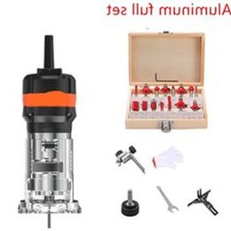 Common Tools Woodworking Router Wood Hand Machine Electrict Trimmer EU 220V Milling Cutter Trimming Slotting Cutting Goodp