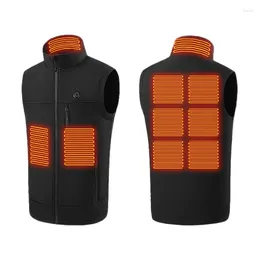 Hunting Jackets 9 Areas Heated Vest Black Heat Men Women Jacket Battery Powered Motorcycle