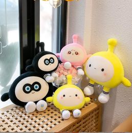 Egg Party Doll Plush Toy Little Egg Doll Black Egg Doll Throw Pillow