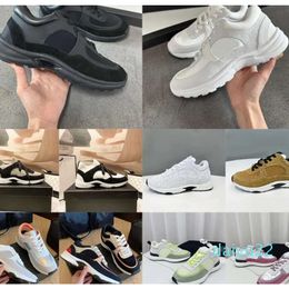 Designer-Damen-Kalbsleder-Schuhe, Vintage-Trainer, reflektierende Turnschuhe, modische Leder-Plattform, Schnür-Druck, Freizeit-Sneaker6