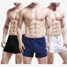 Underpants 2 Piece Quality Mens Long Panties Underwear Soft Stretch Knit Boxer Breathable Cotton Shorts Flat Feet Briefs Knickers Plus Size