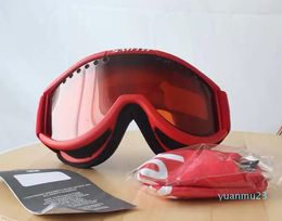 Cariboo Smith OTG 3 Colour ski goggles anti-fog double lens Ride Worker snowboard goggles 44