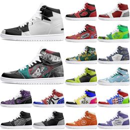 Customised winter Shoes 1s DIY shoes Basketball Shoes damping Men's 1 Women's 1 Hsome Anime Customised Character Sports Shoes Outdoor sports shoes