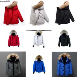 Men's Down Parkas Designer Mens Down Jacket Puffer Coat Parka Hooded Pattern Epauleur Embroidery Fashion Expedition Jackets Goose Couple Extra Thick Winters K3sx