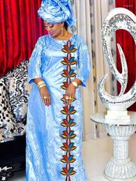 Ethnic Clothing Robe Bazin Riche Brode Traditional Dress African Attire Birthday For Women Wedding Dresses