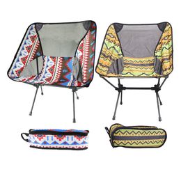 Camp Furniture Portable Lightweight Detachable Folding Camping Outdoor Moon Chair Collapsible Foot Stool For Hiking Picnic Fishing BBQ Chair HKD230909