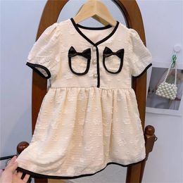 Girl Dresses Toddler Girls Summer Cute Casual Collar A Line Short Sleeve Outfit For 3 Floral Dress 24 Month Christmas