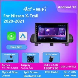Android 13 Video For nissan X-Trail 2020-2021 Car Multimedia Player Radio Autoradio Audio Stereo Navigation GPS Auto Head Unit