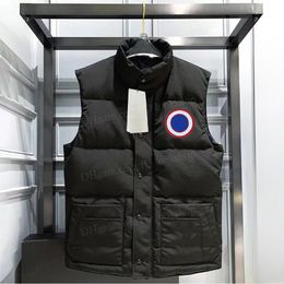 Wholesale Canadian Style Designer Gooses Down Vest Jacket Coat man High Quality Winter Men Warm Vests 442 s