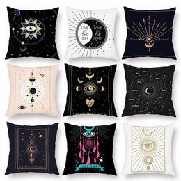 Pillow Luxury Turkish Evil Eye Throw Case Home Decoration All Seeing Art Cover Sofa Car Bedding Pillowcase