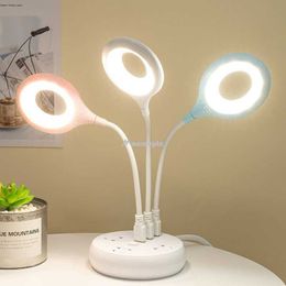 Desk Lamps USB Direct Plug Portable Lamp Dormitory Bedside Lamp Eye Protection Student Study Reading Available Night Light P230412