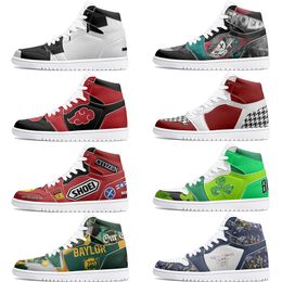 new winter Customized Shoes 1s DIY shoes Basketball Shoes damping males 1 females 1 Anime Customized Character Trend Versatile Outdoor Shoes