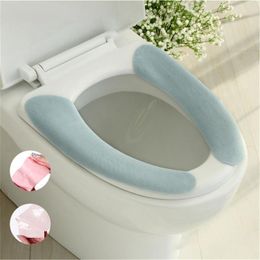 Toilet Seat Covers Heating Reusable Soft Bathroom Washable Pad Mat Products