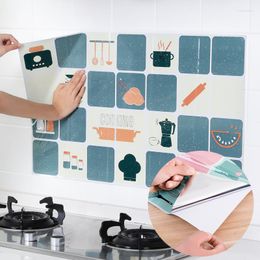 Wall Stickers Self Adhesive Anti Oil Sticker Kitchen High Temperature Resistant Ceramic Tile Stove Oil-Proof Waterproof