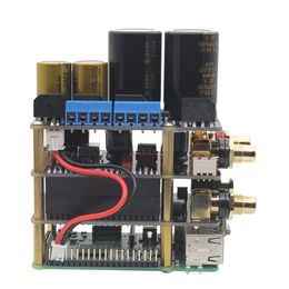 Raspberry Pi X20 Hifi Audio Kit ES9028Q2M DAC Board/ X10-I2S Board/ X10-PWR Power Supply X10-HaPAMP Amplifier Ttqab