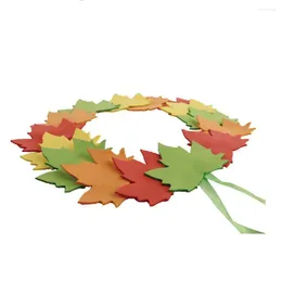 Decorative Flowers Crafting Materials DIY Accessories Kids Wreaths Leaf Decorations Garlands Manual