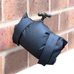 Kitchen Faucets Outside Insulated Tap Cover Winter Frost Protector Outdoor Faucet Windproof Leather Garden Green Black